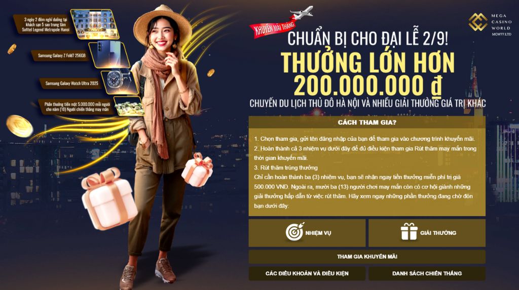 Chi Tiết Chương Trình Khuyến Mãi 2/9 Tại MCW77