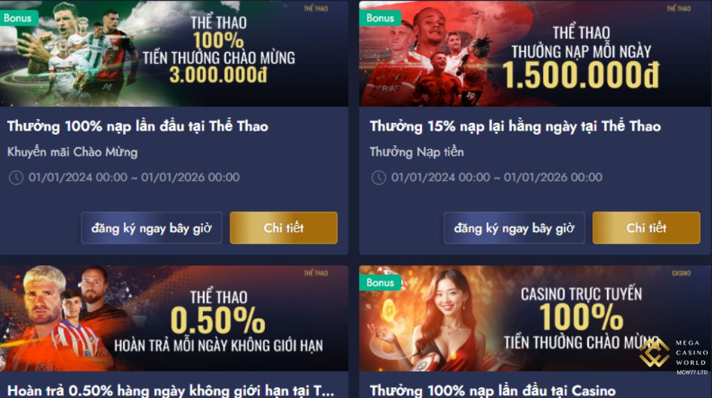 Cách nhận ưu đãi MCW77 trong 4 bước đơn giản