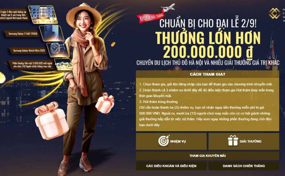 Chi Tiết Chương Trình Khuyến Mãi 2/9 Tại MCW77